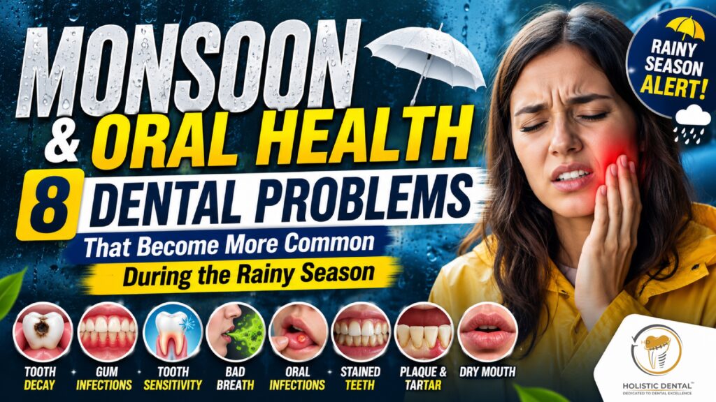 Monsoon & Oral Health: 8 Dental Problems That Become More Common During the Rainy Season